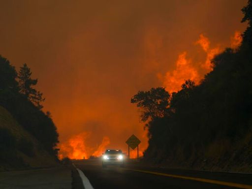 Fast-moving Line fire forces evacuations in San Bernardino mountain towns