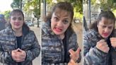 Se cruzó con la Locomotora Oliveras, le pidió un mensaje para su amiga que debía rendir un examen y el video se hizo viral