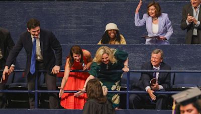 U.S. Rep. Nancy Pelosi attends grandson's Loyola graduation in New Orleans