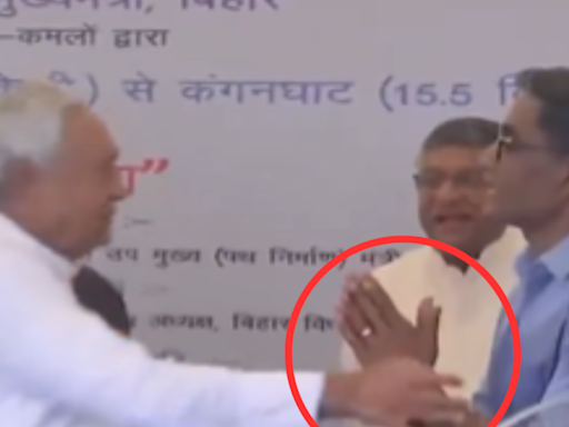 Watch: "I touch your feet...": Nitish Kumar loses cool at IAS officer at public event - The Economic Times