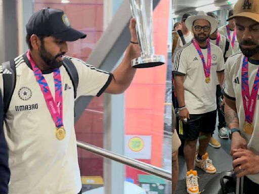 T20 World 2024: Rohit Sharma, Virat Kohli, Other Team India Members Land In Delhi; Will Meet PM Modi Today