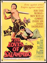 The Loves of Salammbo (1960) Original 30" x 40" Movie Poster - Original ...
