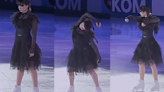 You Have to See This Figure Skater Recreate the Viral "Wednesday" Dance in Skates