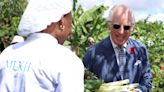 King picks farm produce during state visit to Kenya