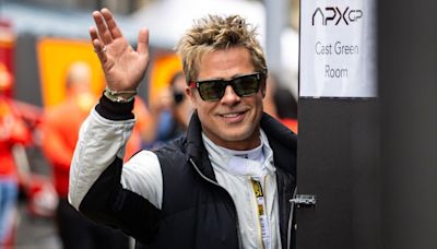 Brad Pitt back at Silverstone filming F1 movie