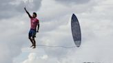 Iconic Gabriel Medina Olympic Photo: An Homage to When Surfboard Shapers' Logos Ruled