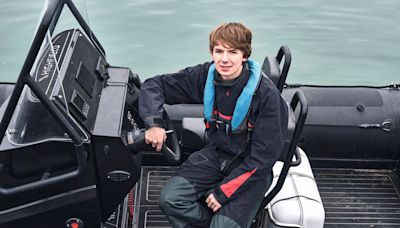 Teen attempts to make history by circumnavigating UK coastline in electric boat