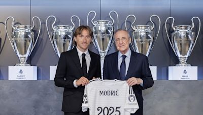 Luka Modric amplia contrato por una temporada con el Real Madrid