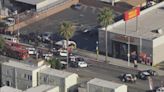 Deputies shut down South Los Angeles streets after reported bank robbery