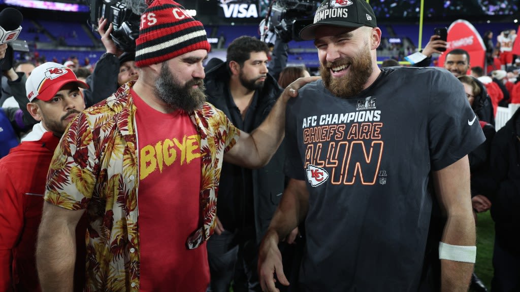 Why there's no new New Heights podcast episode with Travis and Jason Kelce on Wednesday, May 22, 2024