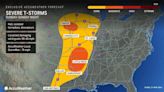 Central states preparing for another round of volatile storms on Sunday