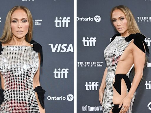 ...Revenge’ Dressing in Tamara Ralph Double Slit Look for ‘Unstoppable’ Movie Premiere at Toronto International Film Festival