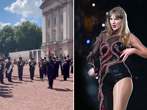 Taylor Swift’s ‘Shake It Off’ played by Buckingham Palace royal guards before her London show