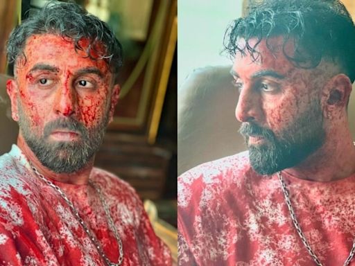 Ranbir Kapoor covered in blood in unseen photos from Sandeep Reddy Vanga's Animal shoot. See pics