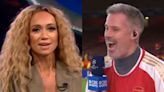 Kate Abdo issues classy response to awkward Jamie Carragher remarks on her relationship