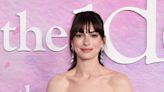 Anne Hathaway Is a Versace Siren In a Cut-Out Corset Gown