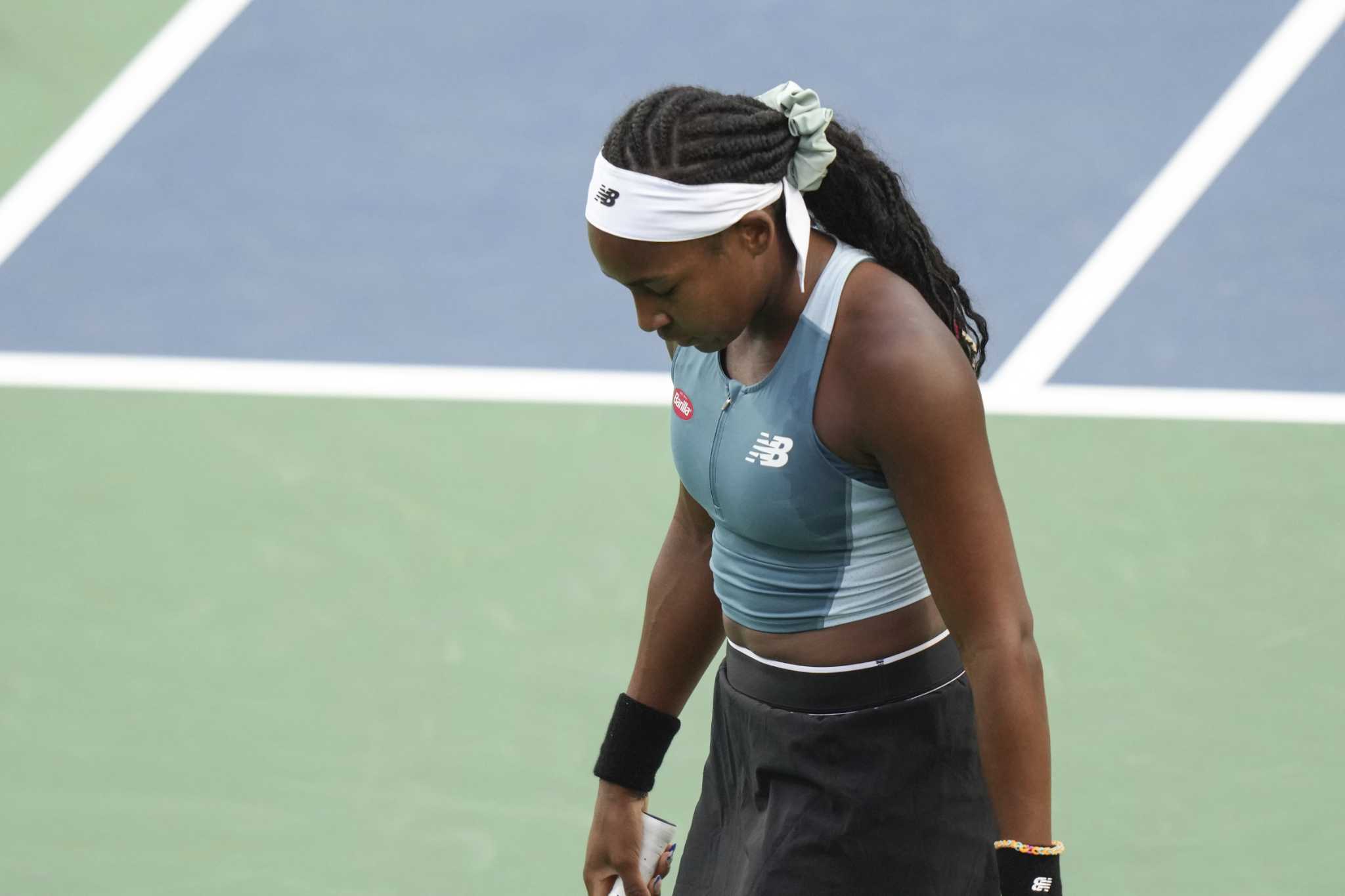 Top-seeded Coco Gauff tumbles out of National Bank Open, falling 6-4, 6-1 to Diana Shnaider