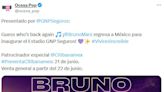 Bruno Mars será el artista que inaugure el nuevo estadio GNP Seguros