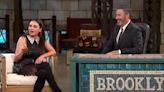 Mila Kunis Faces 'Boo's From Jimmy Kimmel Audience Over Her Stance on N.Y.C. Pizza: 'That's Mean'