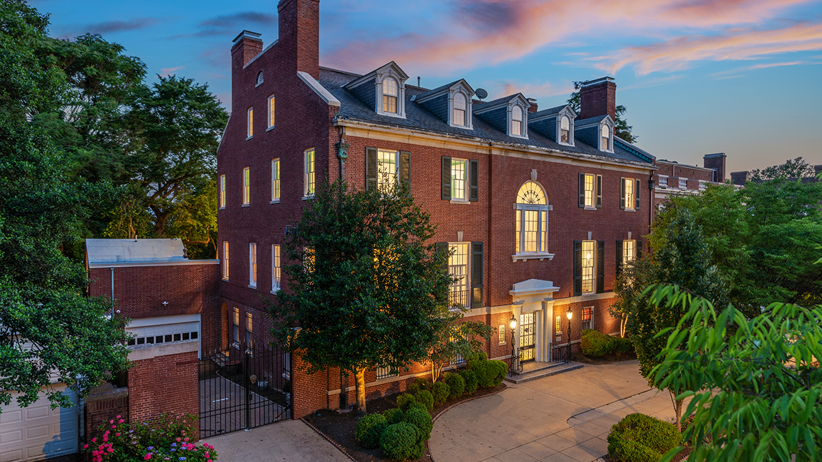 DC socialite's historic Kalorama mansion hits market for $18.5M