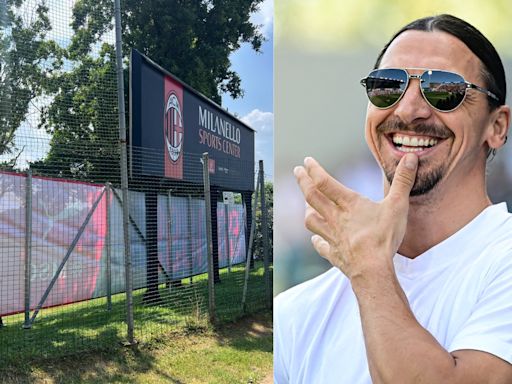 Photo: First viewing of restricted Milanello as Ibrahimovic’s idea is implemented
