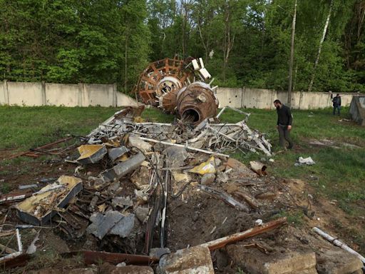 TV tower hit in Ukraine