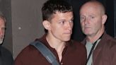 Tom Holland enjoys a post-show cuppa after Romeo and Juliet
