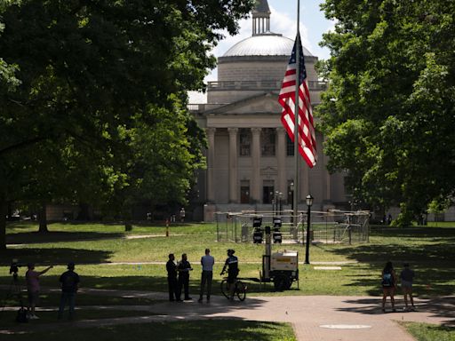 UNC student who protected American flag at protest grew up in Russia