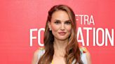 Natalie Portman's Silk Mini Dress Is Basically One Big Floral Scarf