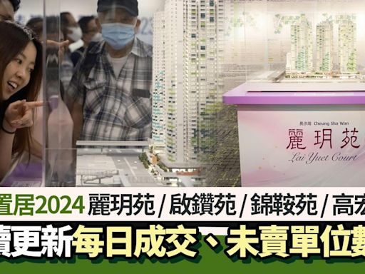 綠置居2024│麗玥苑再售142伙三房單位售罄 啟鑽苑撻訂貨沽10伙