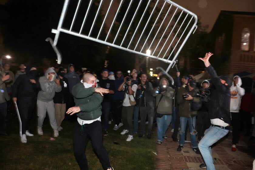 Editorial: The attack on the UCLA protest encampment was unacceptable