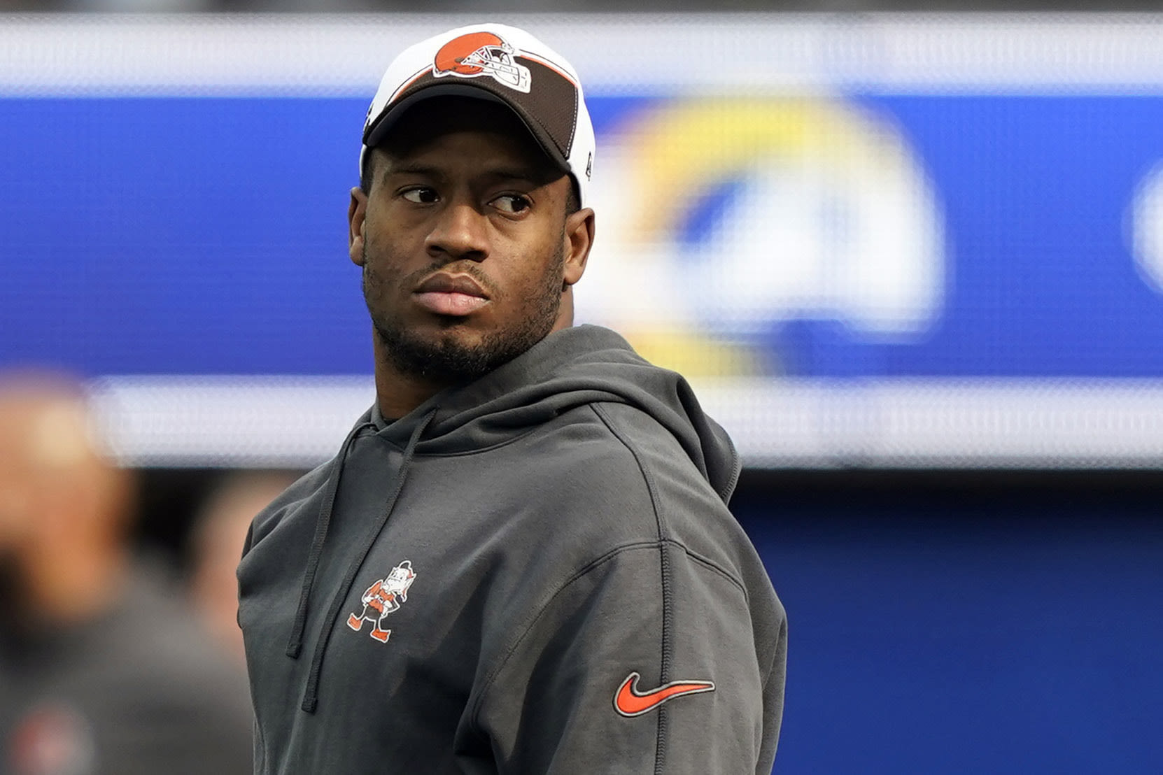 Browns running back Nick Chubb is progressing in rehab for knee injury and hopes to play in '24