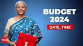 Budget speech 2024 date, time: When will FM Nirmala Sitharaman present Union Budget 2024? Check when, where to watch live | India Business News - Times of India