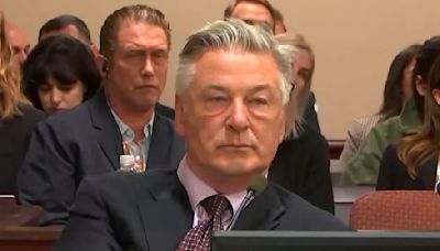 Alec Baldwin is branded 'sick' outside of court in second day of trial