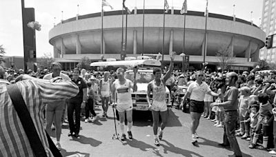 It’s in France now, but the Olympic torch came through North Texas - twice