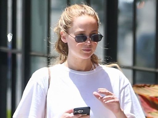 Jennifer Lawrence Heads to Afternoon Pilates Class in Beverly Hills