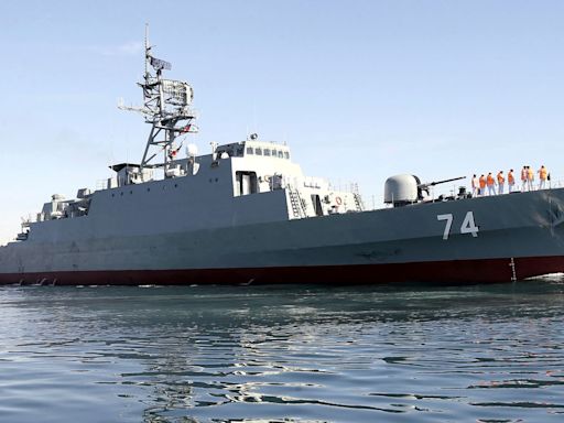 Iranian naval destroyer 'capsizes and sinks' in port as several people treated in hospital