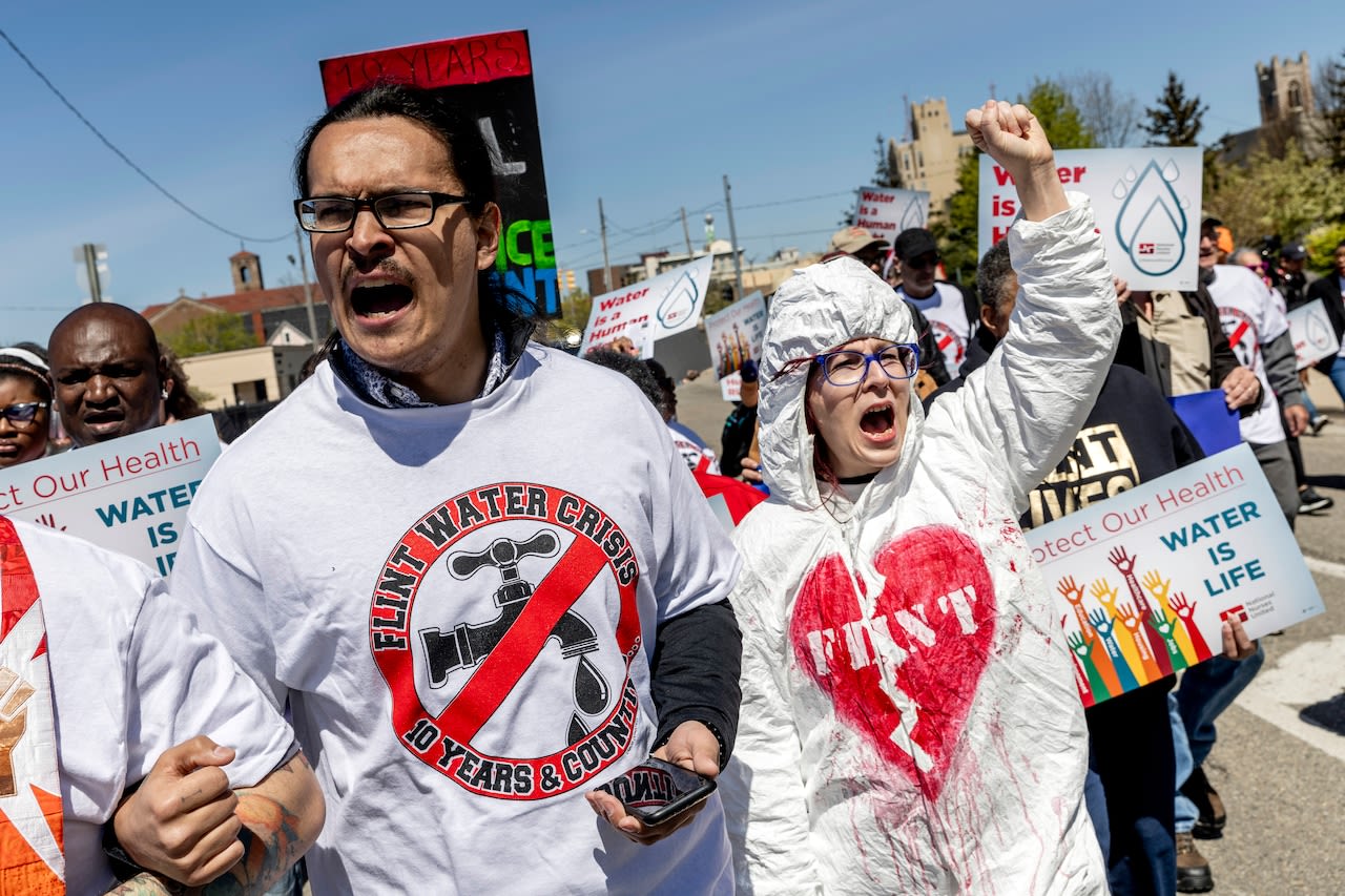 10 years after Flint’s crisis started, residents demand clean water as a human right