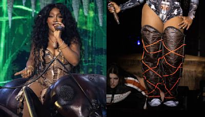 SZA Owns the Stage at Glastonbury Festival 2024 in Two Contrasting Bootie Styles