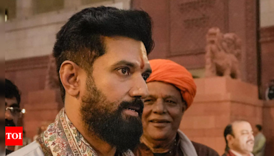 Congress plays 'Dalit card' whenever its defeat is certain: Chirag Paswan | India News - Times of India