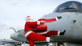 The US military won't let Santa fly on its jets or helicopters. The same goes for the Easter Bunny. Also, no witches.