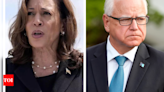 'Hell on earth': Trump camp slams 'Kamala-Tim' ticket as extreme radical - Times of India