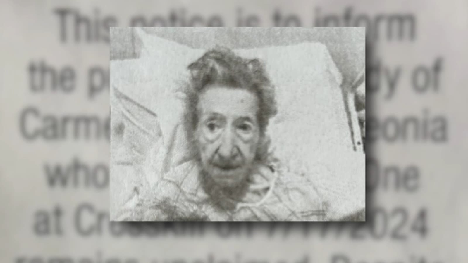 Funeral home in Englewood searching for relatives of woman who died in nursing home in July