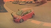 Out-Of-Control Honda Fit Smashes Into Massachusetts Building At Highway Speed