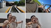 Mom Takes Toddler On Virtual Roller Coaster Ride With Adorable At-Home Setup
