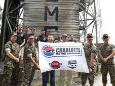 Chris Buescher wraps up 2024 Mission 600 with visit to Marine Corps Recruit Depot, Parris Island