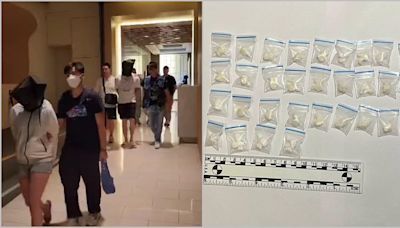 警葵涌拘4黑社會男女涉販毒 檢值$2萬可卡因及私煙等