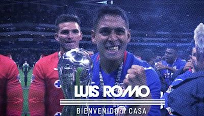 Cruz Azul confirma el regreso de Luis Romo: “Bienvenido a casa”