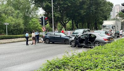 將軍澳2私家車相撞 揭司機涉無牌駕駛兼藏毒