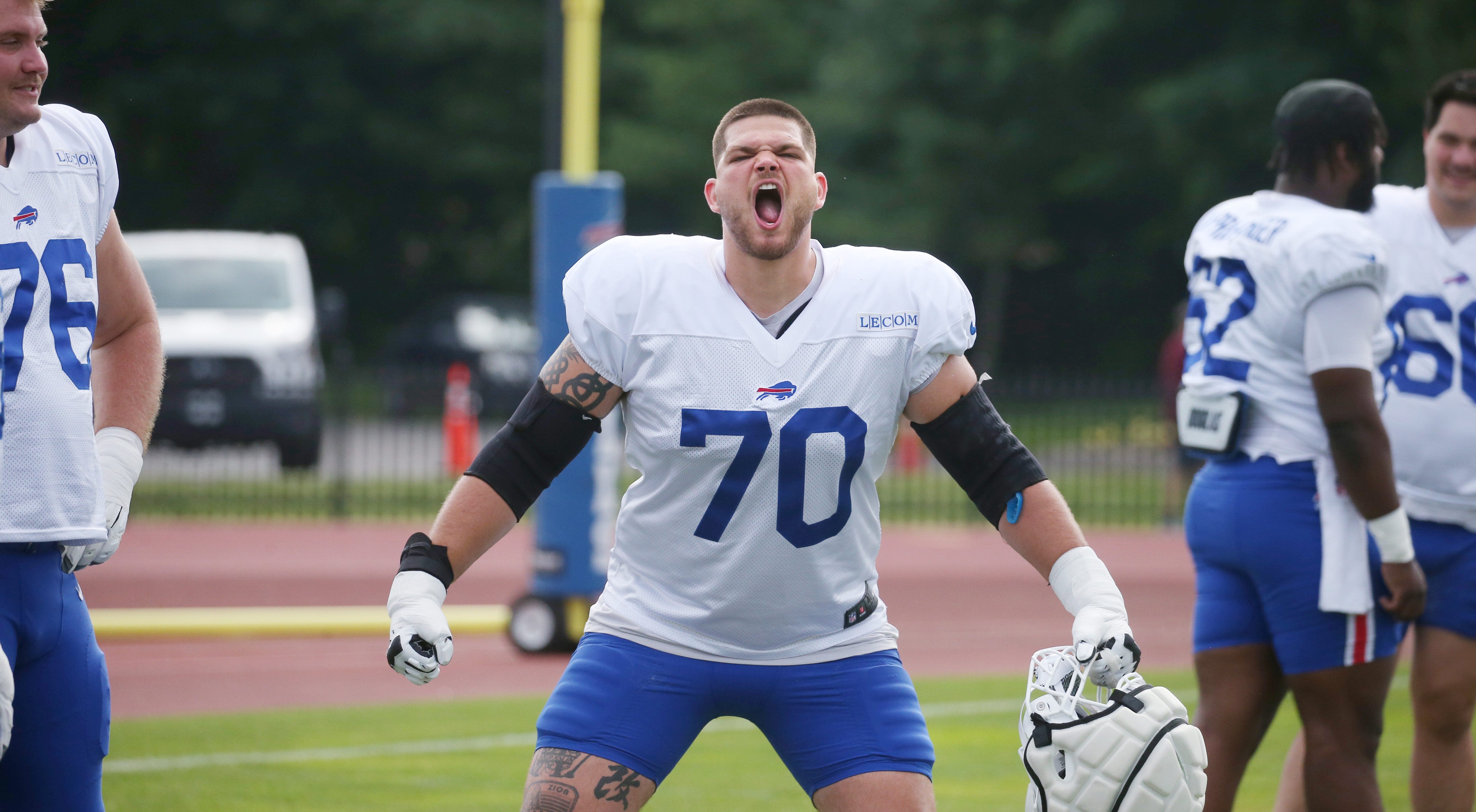 Lineman called one of the 'nastier guys' on Bills offense as he battles for roster spot